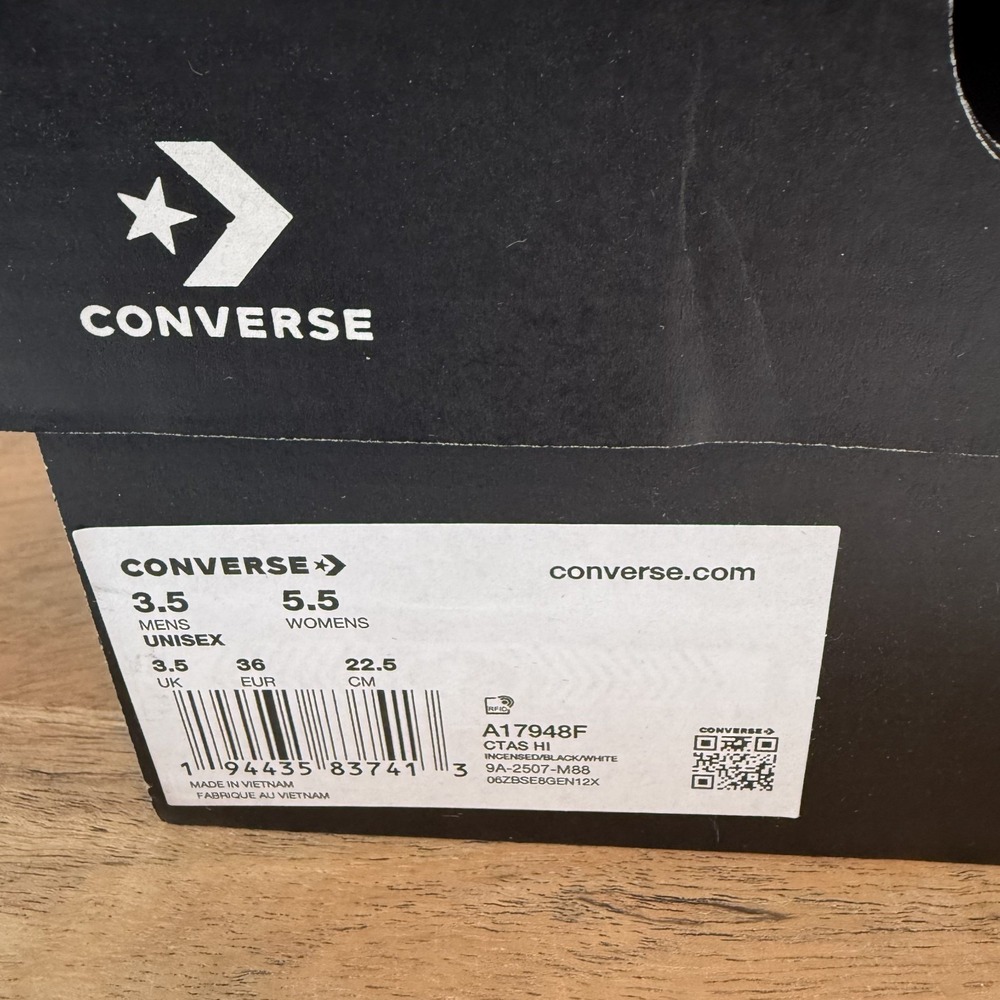 New Womens Converse Chuck Taylor All Star Hi Leopard Sneaker Shoe Size 5.5 M NIB - Picture 8 of 8